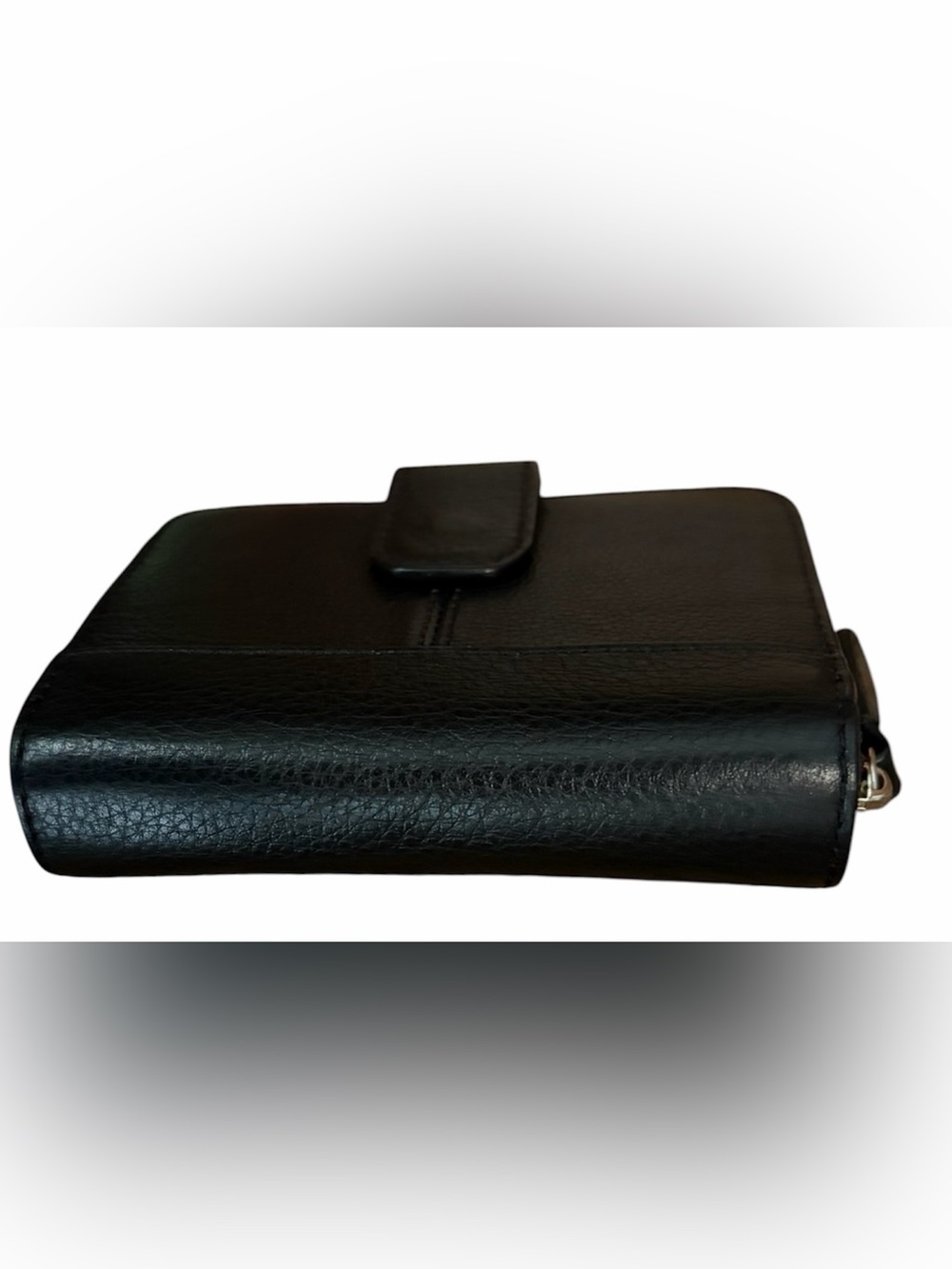 Coach Black Pebbled Leather Zip & Snap Wallet - Picture 7 of 7